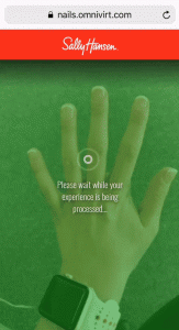 Sơn móng tay Sally Hansen AR_ chiến lược marketing AR