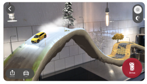 Các thương hiệu lớn luôn đi đầu và audi là một ví dụ ứng dụng AR cho marketing tiếp thị